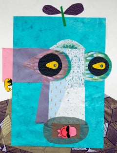 El Jugador de Póquer - Contemporáneo, Azul, Rosa, Siglo XXI, Divertido