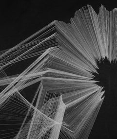 G_38 - Contemporary, Minimalist, Drawing, Black, White, Abstract, Shape