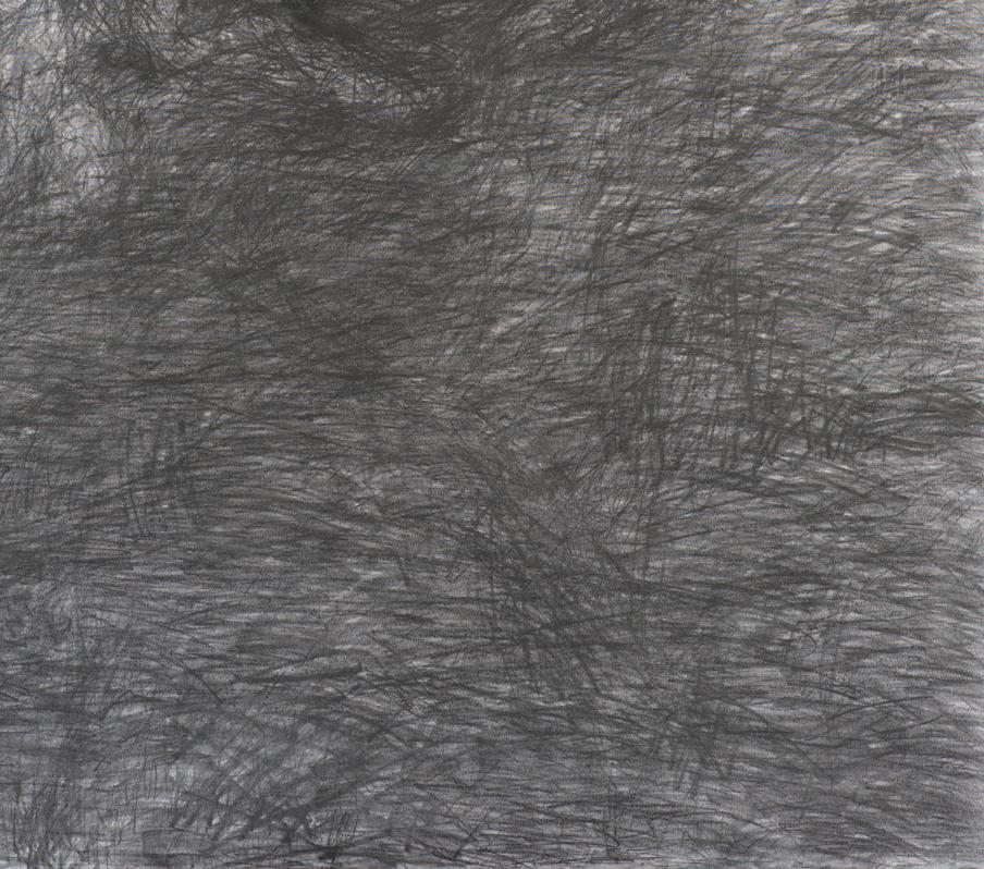 Untitled 02 - Contemporary Art, Abstract, Drawing on Canvas, Grey, Monochrome For Sale 3