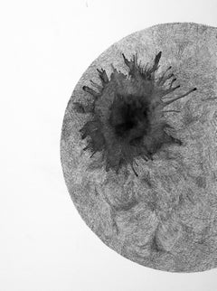 Cell 06 - Contemporary Art, Abstract, White, Black, Organic, Minimalist, Drawing