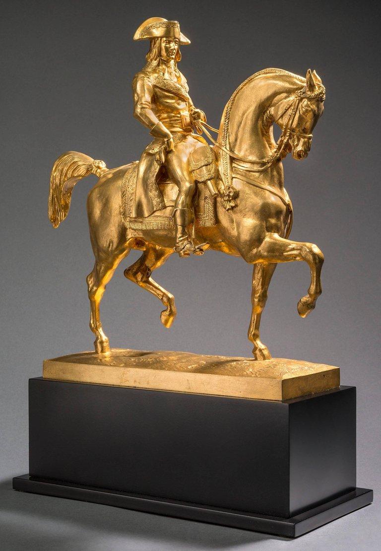 Figurative Sculpture Antoine-Louis Barye  - Le Général Bonaparte, Campagne d''Egypte, 1798