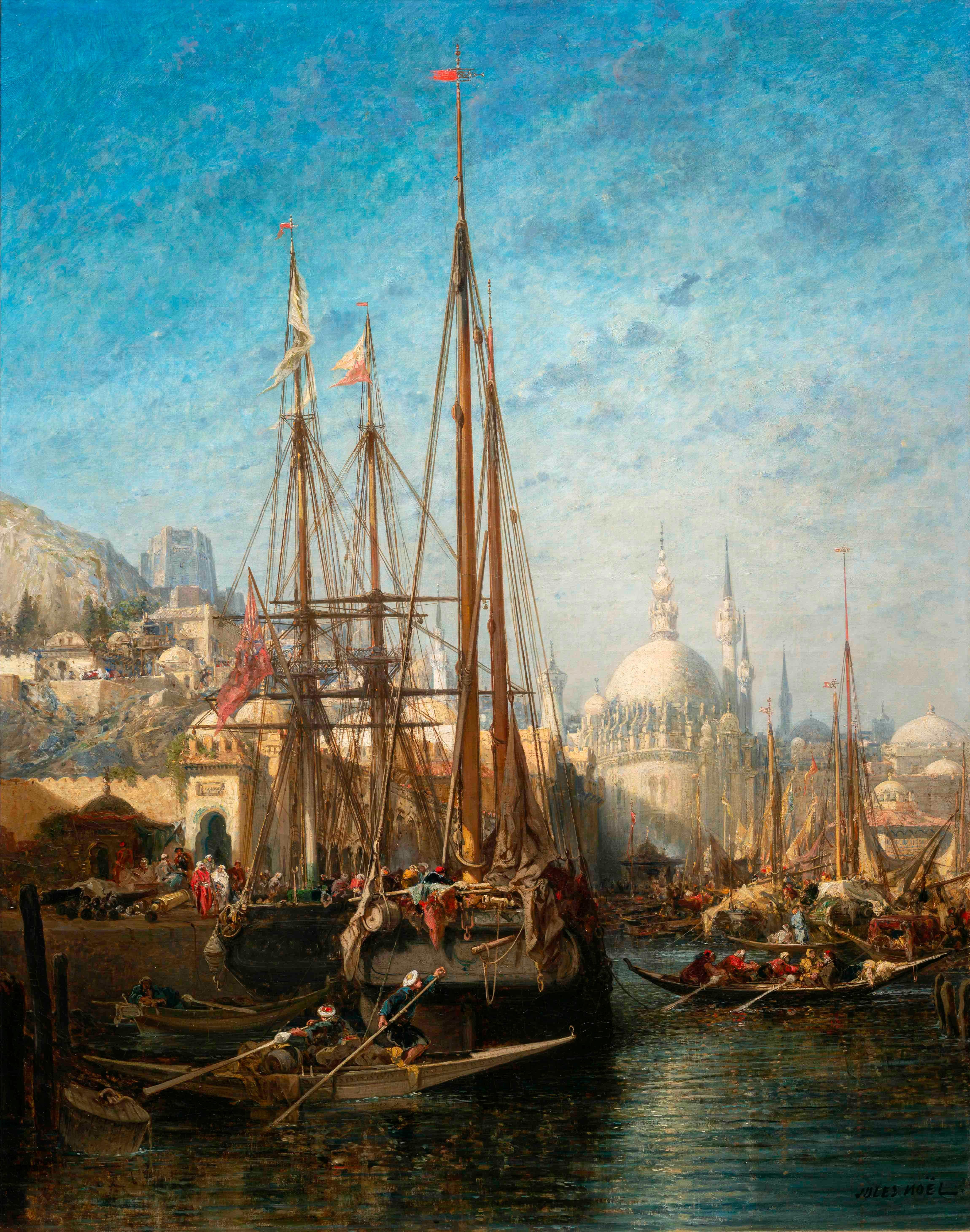 Constantinople - Painting by Jules Noel