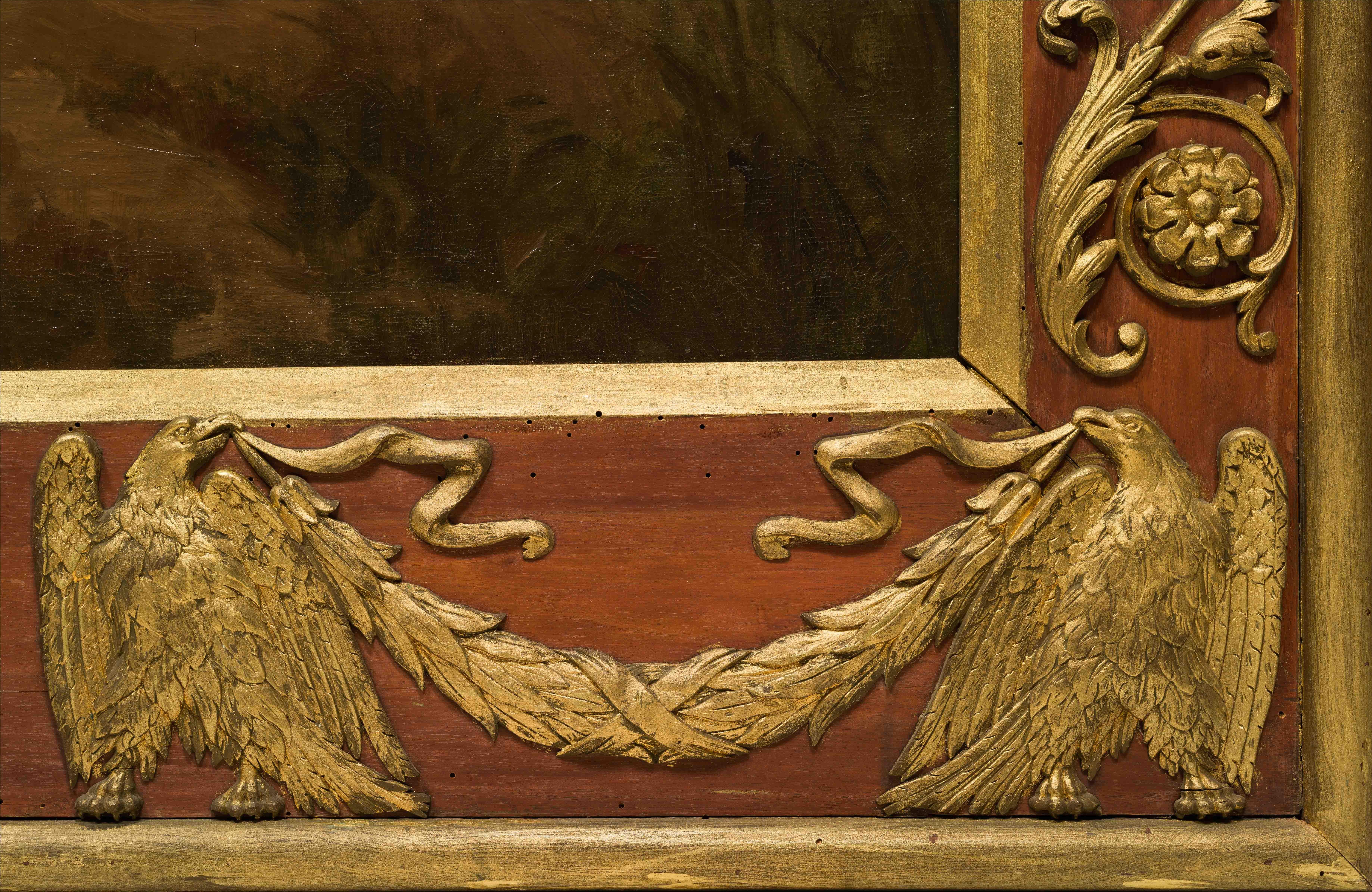 Charles MOLIN 
XIXe siècle:: français 

« Lempereur Napolon 1er »:: 1805 
Huile sur toile:: 
Signé en bas à gauche 

Toile : 70 1/2 po. de haut x 51 1/8 po. de large 
Cadre : 81 1/8
