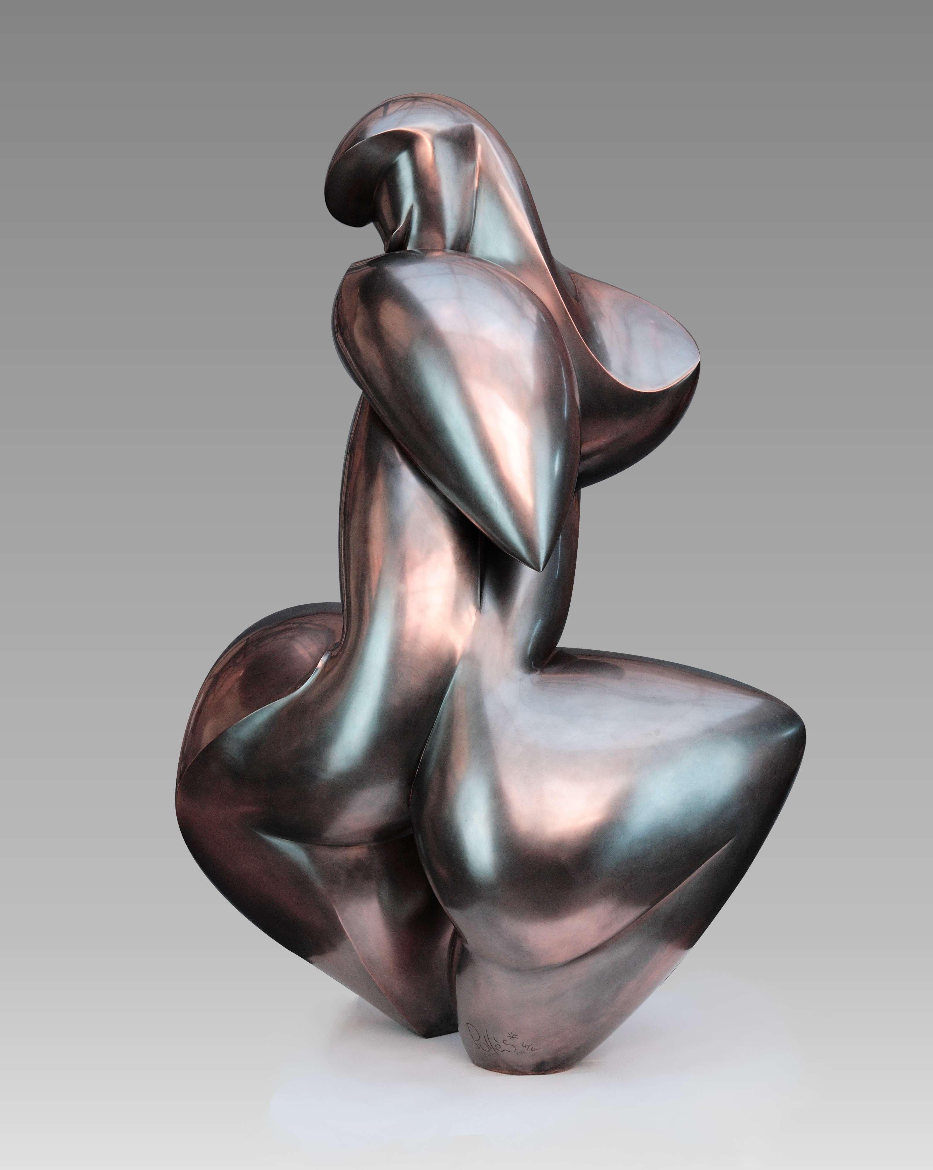 Dominique Pollès, 
1945, French

Yterbine, 1998
Bronze with pink platinium patina
Signed, dated and numbered 4/4

Certificate by the Artist

Dimension: 47 1/4