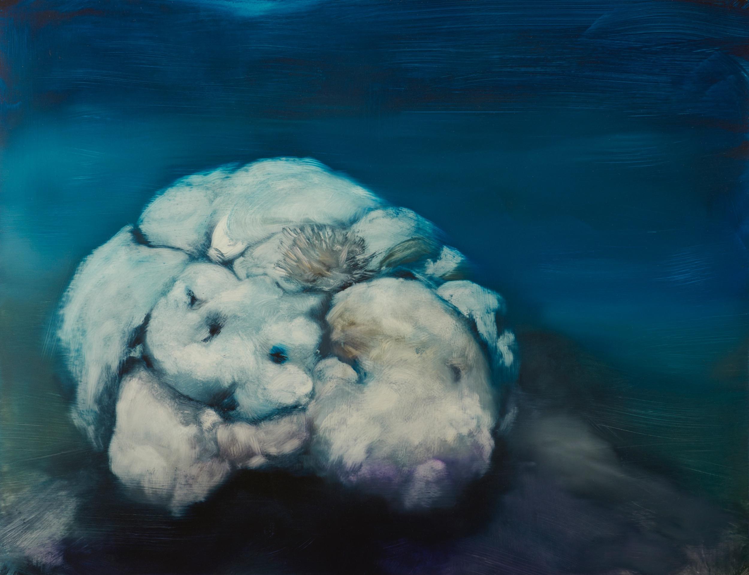 Karen Marston Figurative Painting - "Bleached Brain"