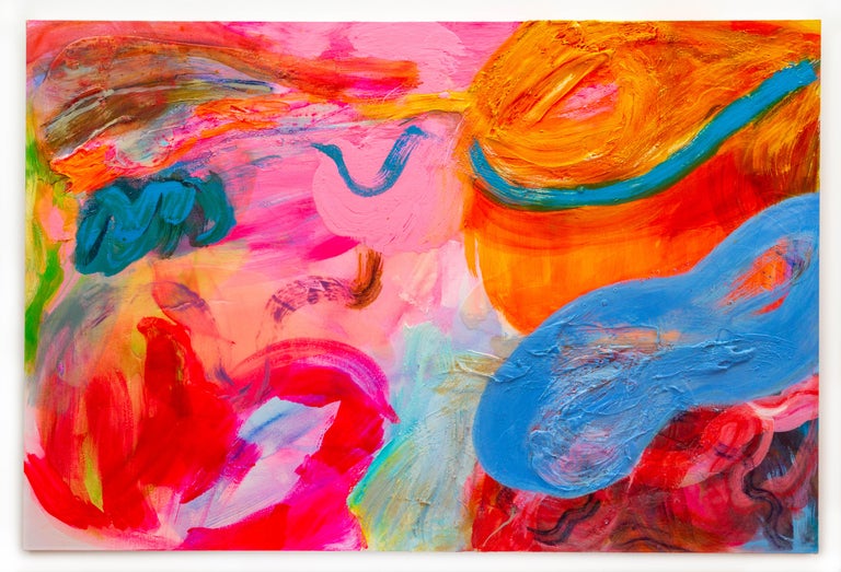 Debra Drexler Solar Blue Contemporary Large Scale Abstract