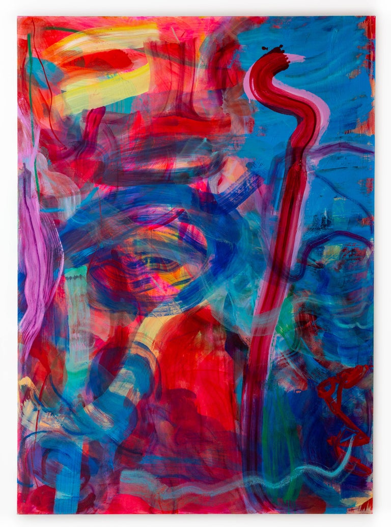 Debra Drexler Something Happened Large Scale Abstract Painting