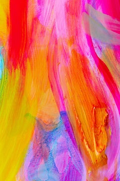 Blaze, 72 "x60" Pintura Abstracta Contemporánea