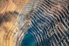 Veias, Mineral Veins #3 aerial landscape color photograph