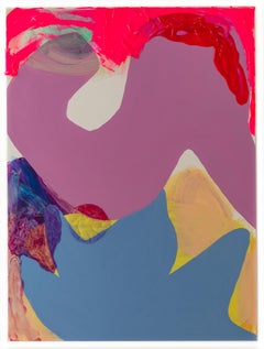 Contemporary Abstract Painting, "Symbiotic Star" 40"x30"