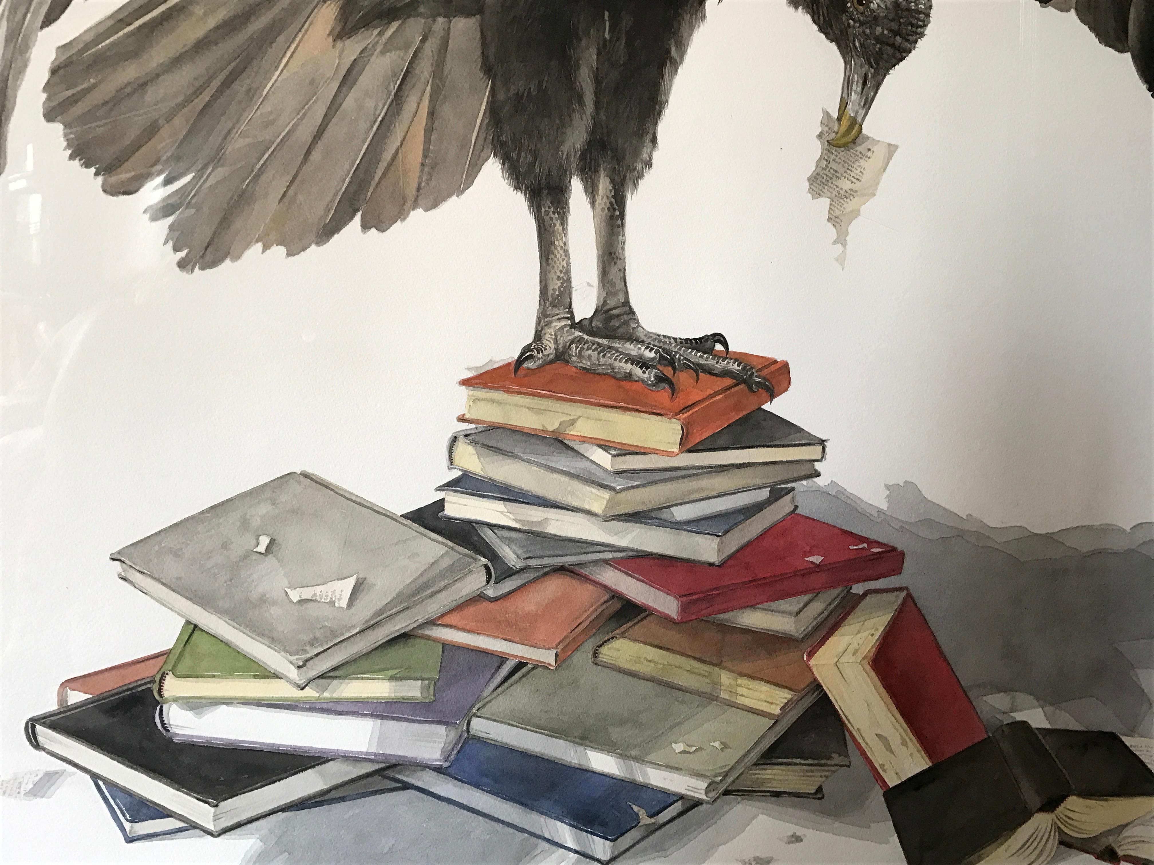 vulture watercolor