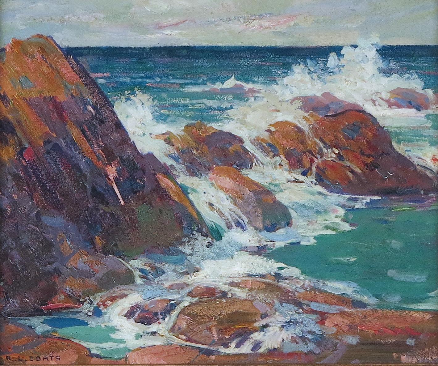 Randolph LaSalle Coats Landscape Painting - Glittering Waves