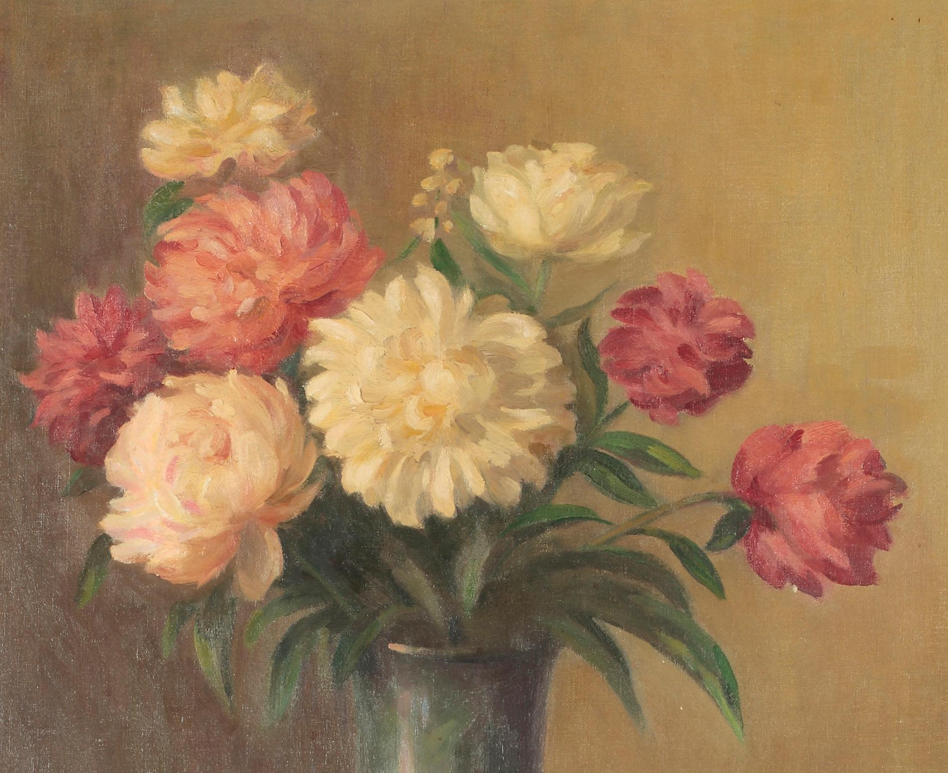 Stilleben Vase mit Blumen (Post-Impressionismus), Painting, von Jacob Binder