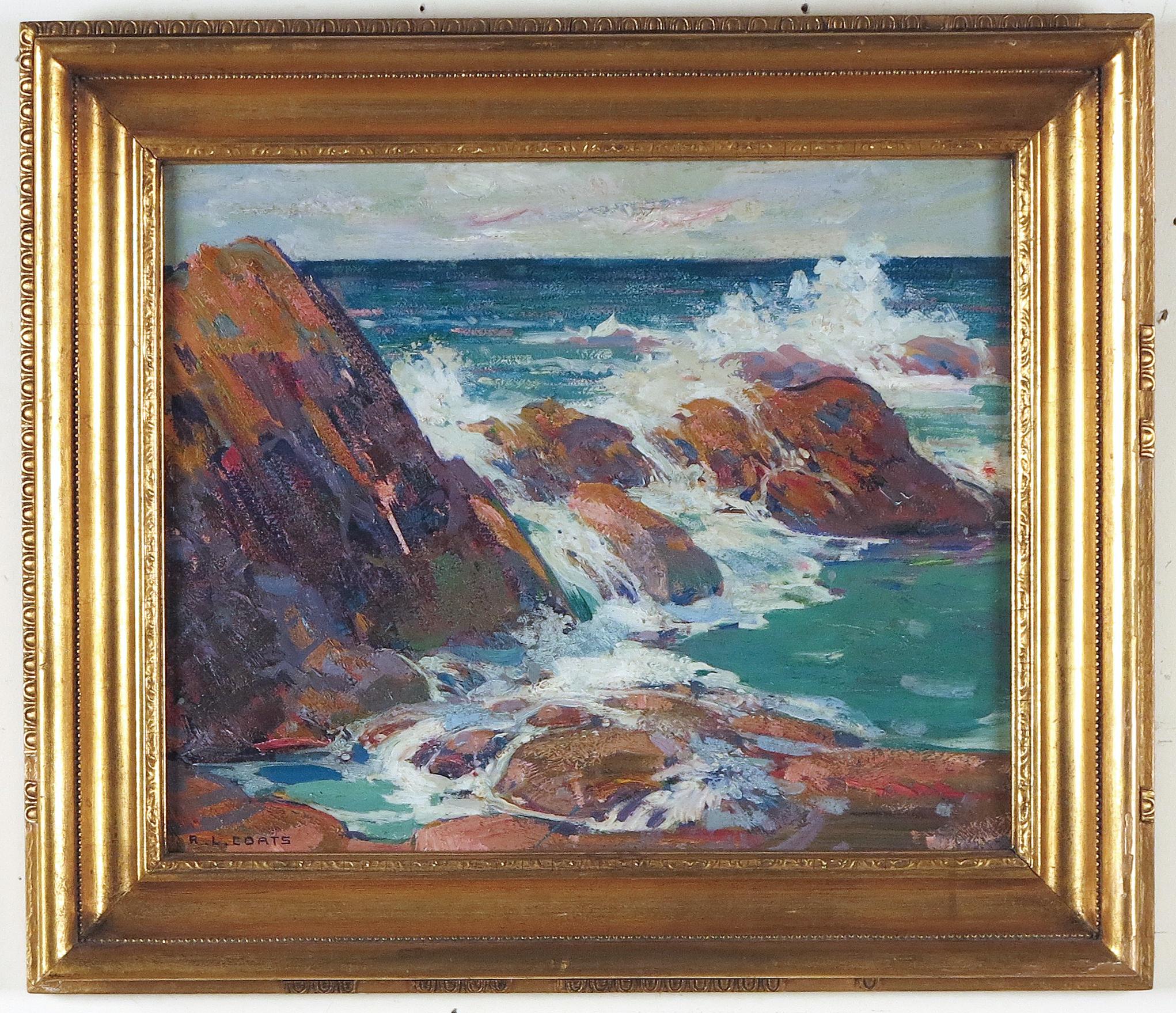 Glittering Waves - Painting by Randolph LaSalle Coats