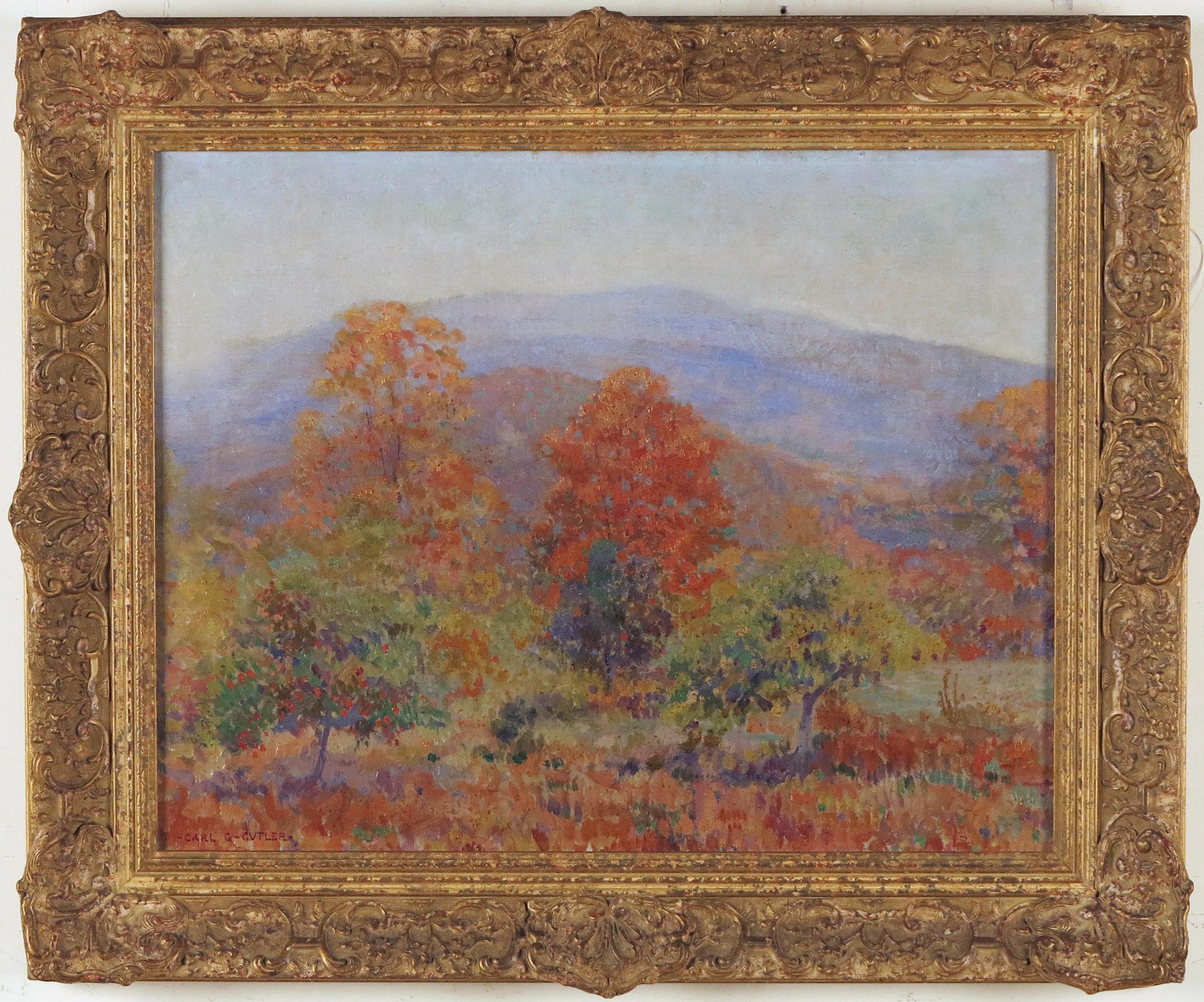 Autumn in the Berkshires – Painting von Carl Gordon Cutler