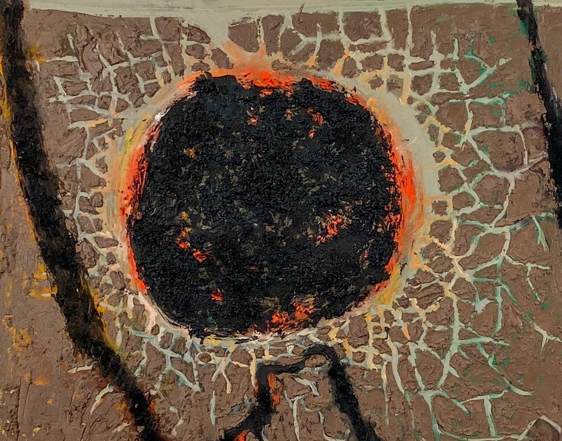 Tuonante - Painting Moderno di Emory Ladanyi