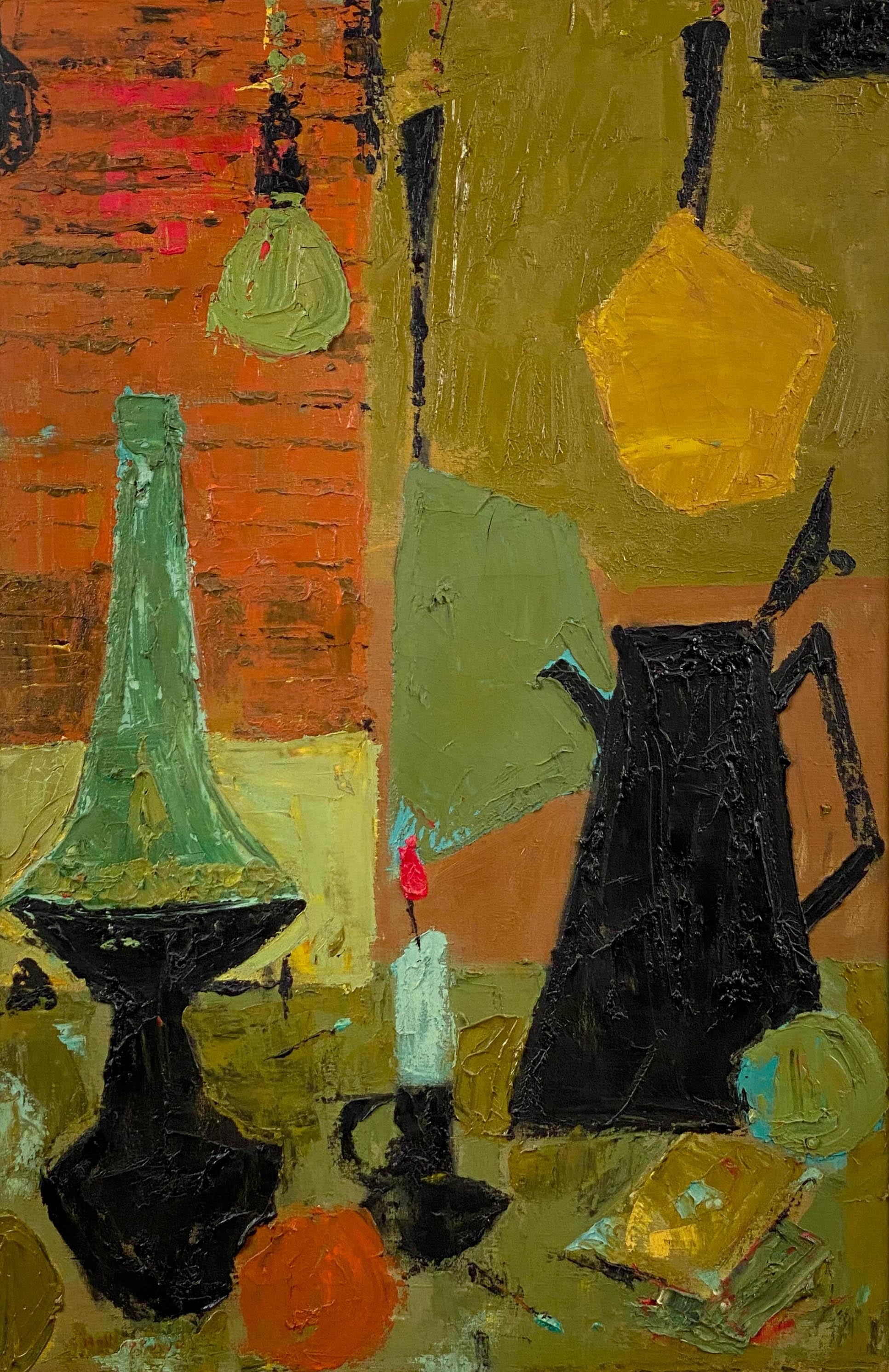 A Still Life - Painting by Alvin Hollingsworth 