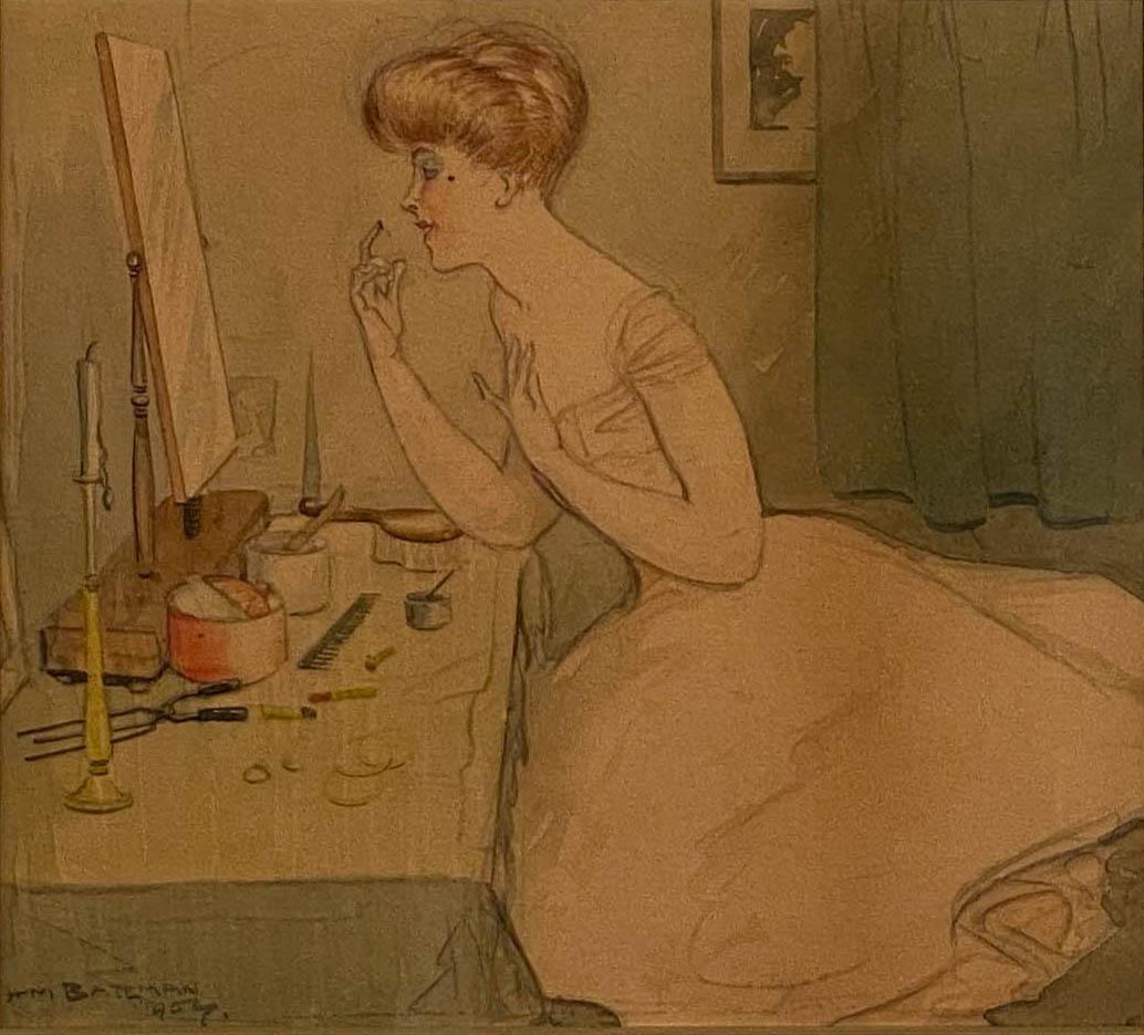 Lady at her Vanity: Waschtische – Art von Henry Mayo Bateman