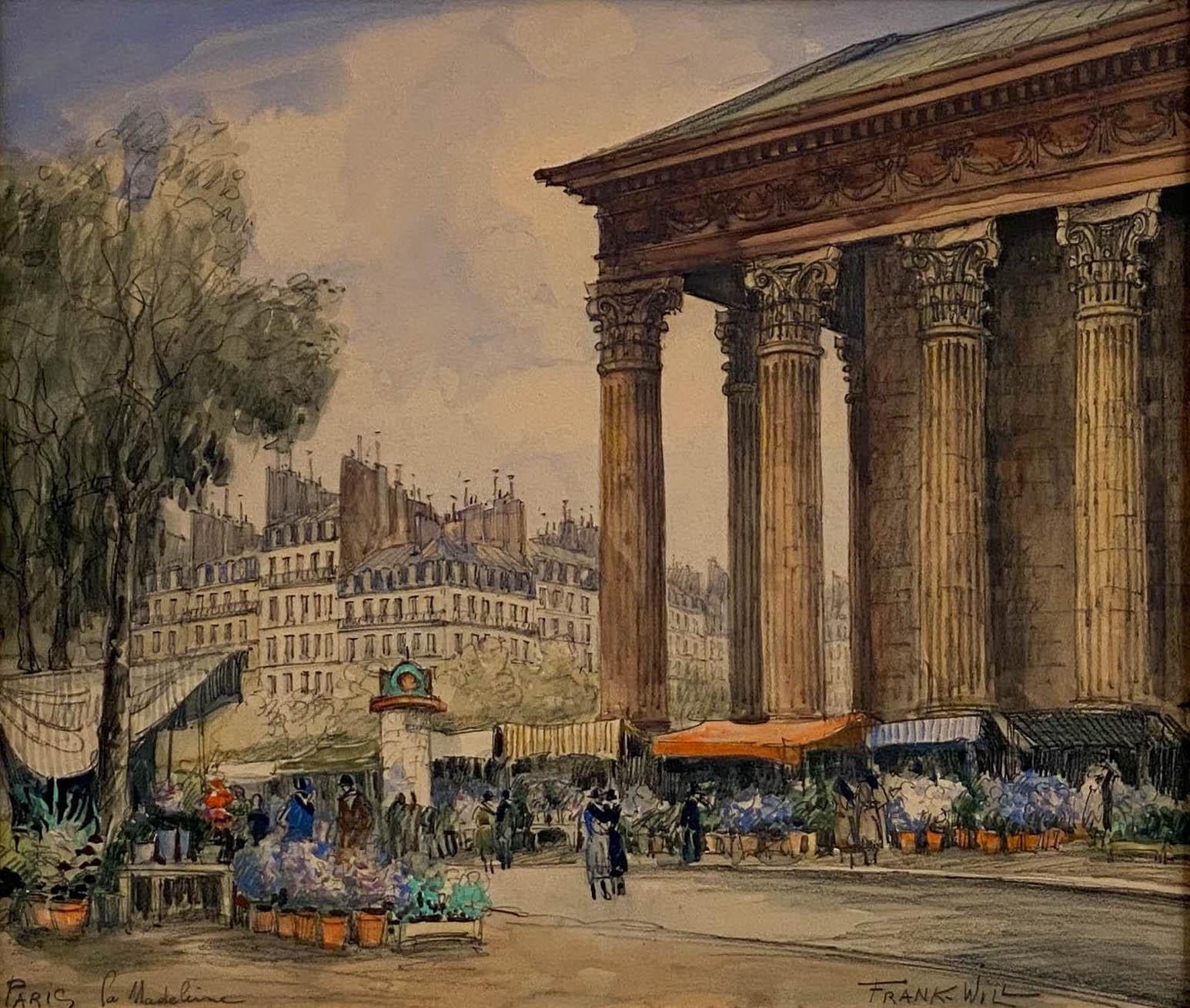 Place de la Madeleine - Art by Frank Will