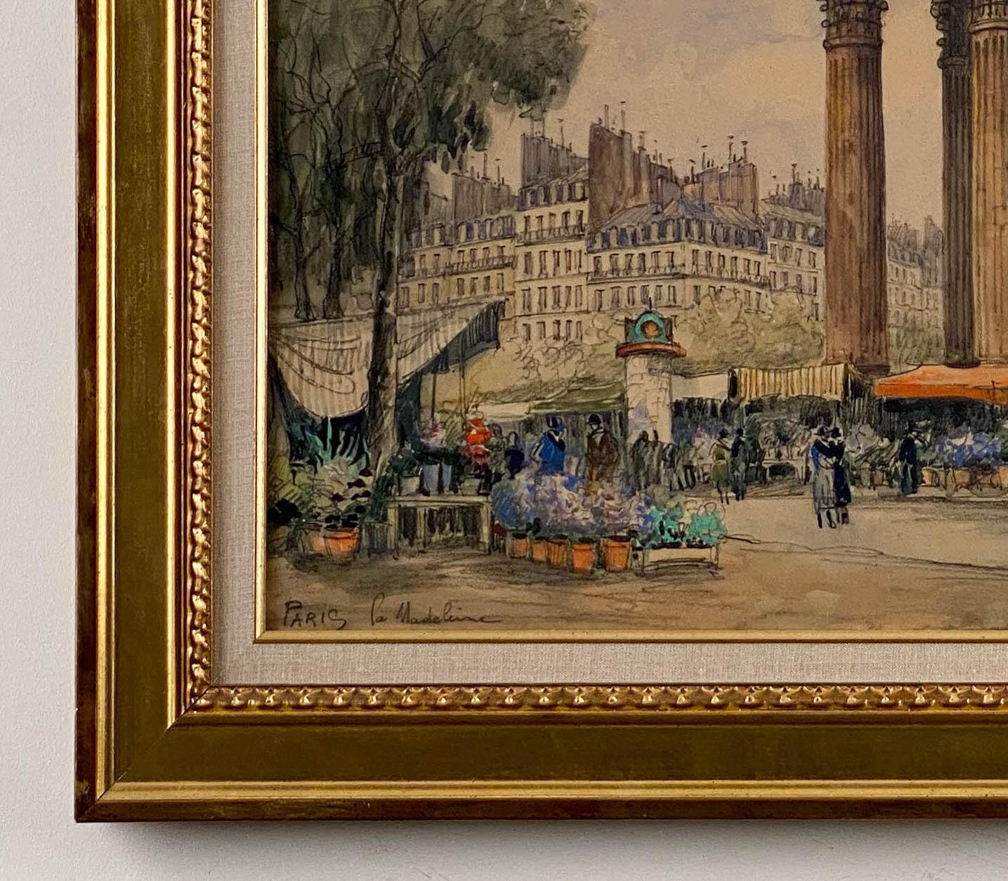 Madeleine Place de la Madeleine (Post-Impressionismus), Art, von Frank Will