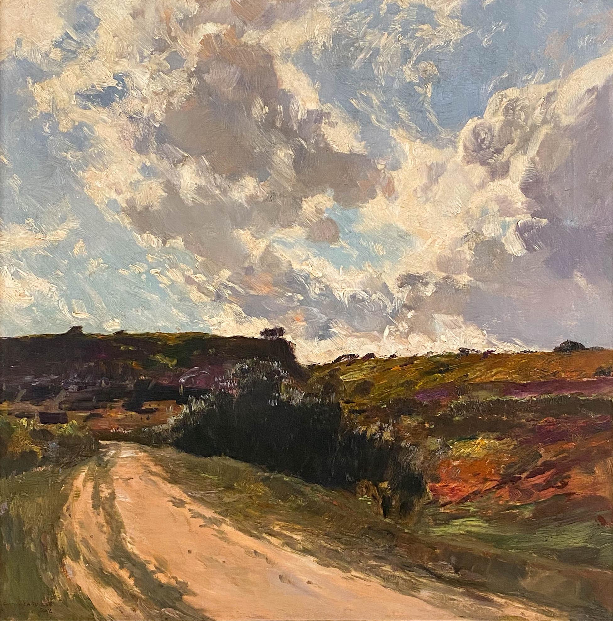 An Impressionist Landscape - Painting by Gaston de Latouche
