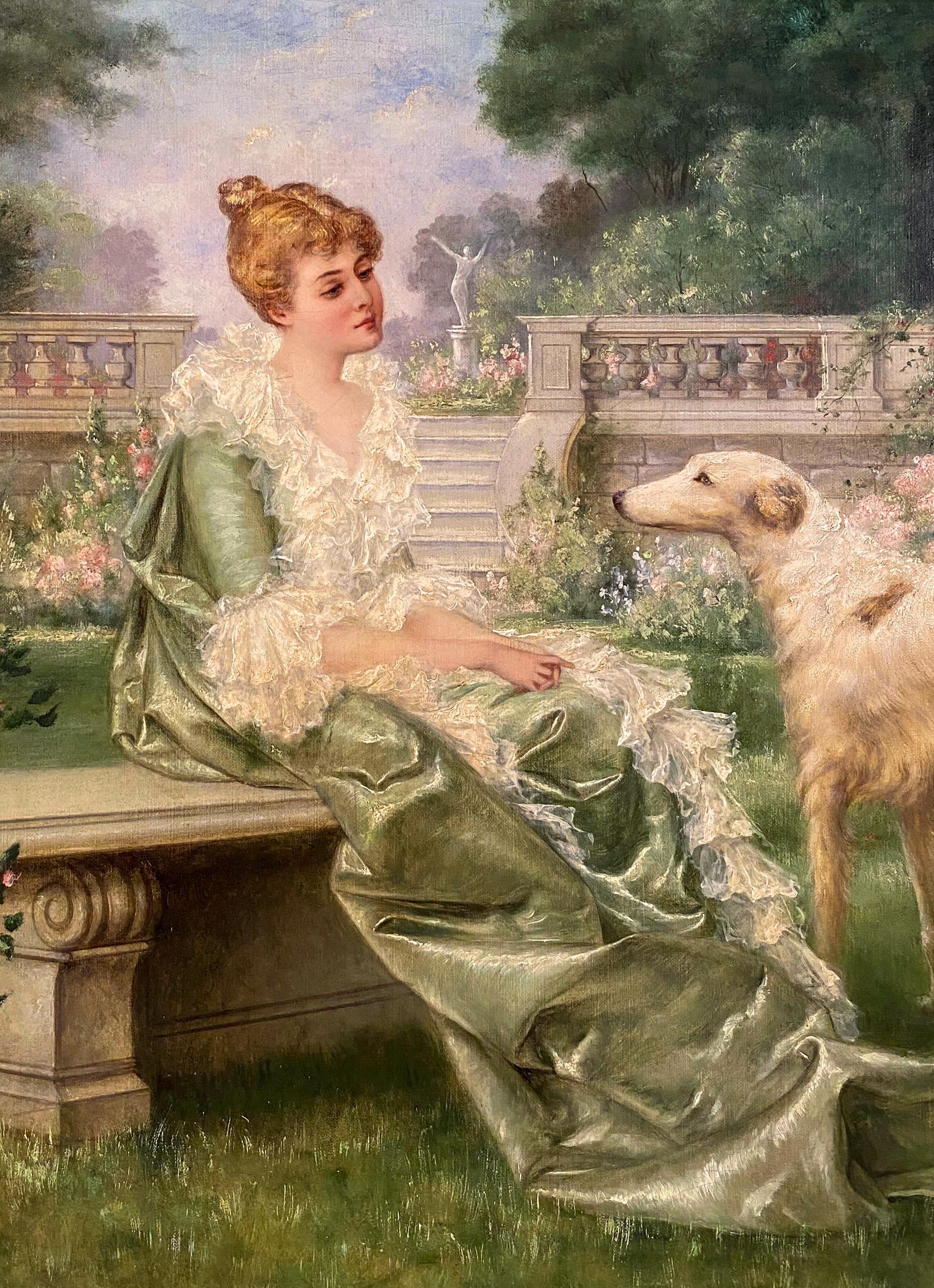 russian lady dog