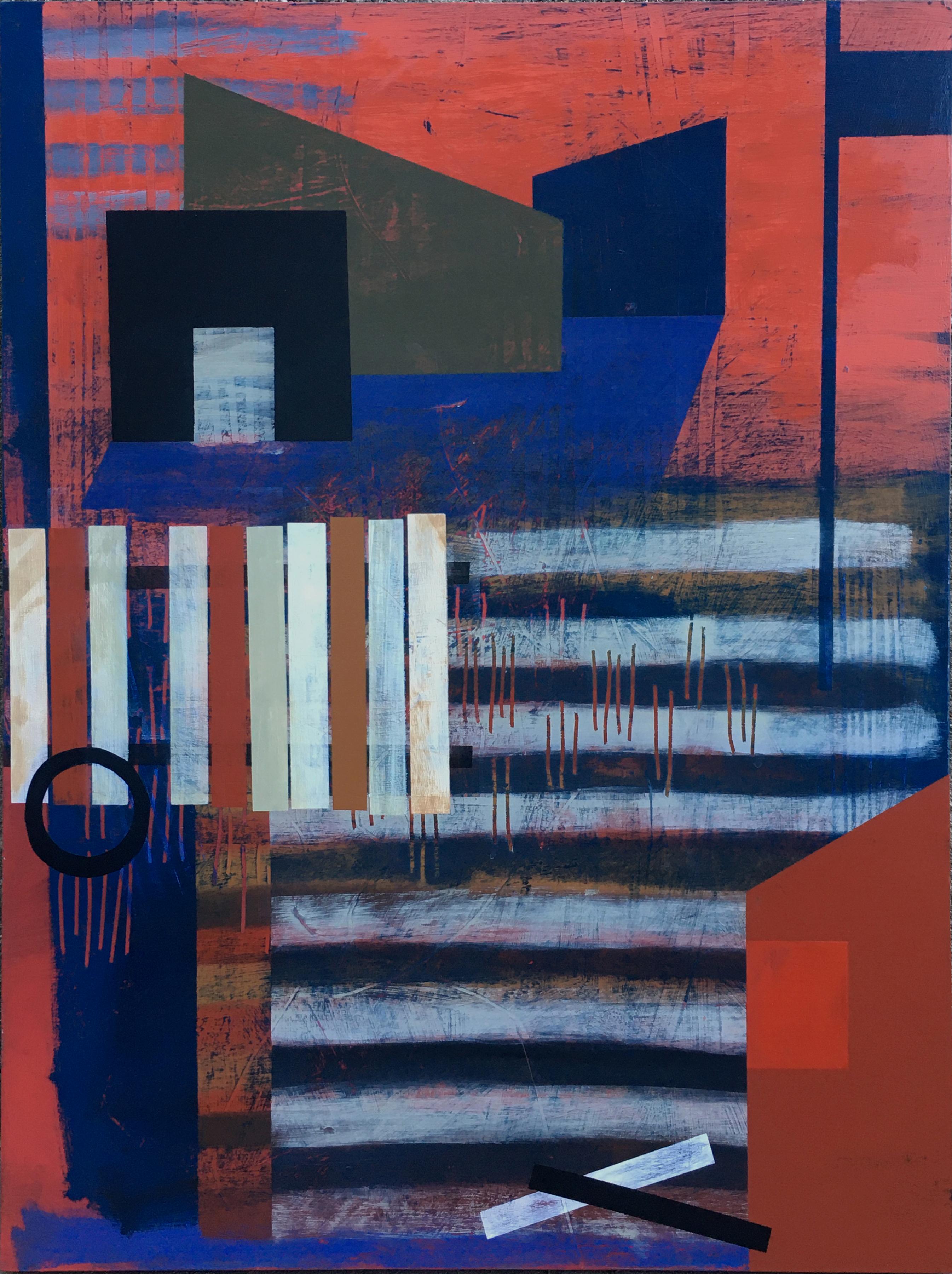 Martin Webb Abstract Painting - Flag