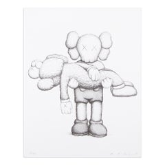 KAWS, Gone - Serigrafía incl. Catálogo de edición limitada, Impresión firmada