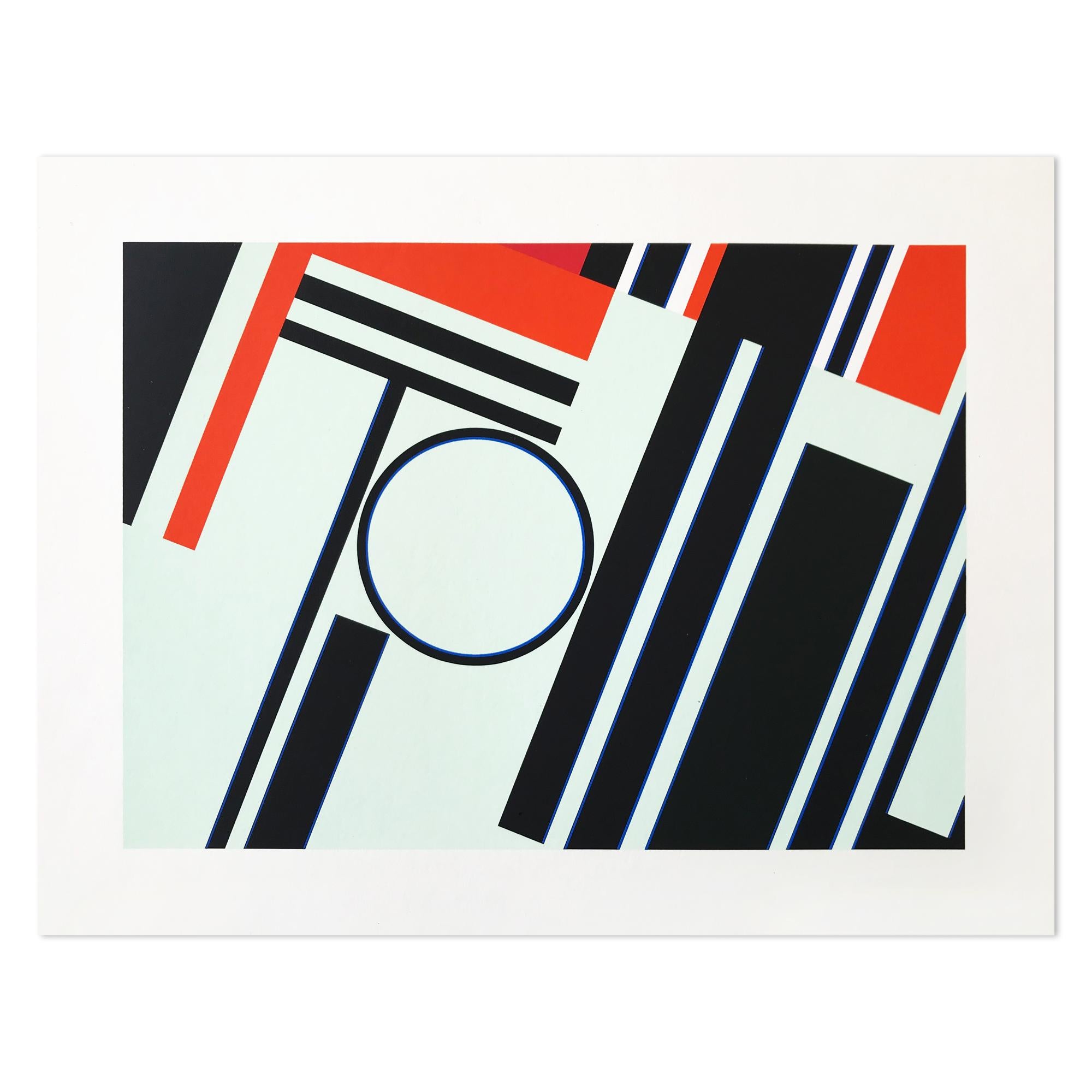 Günther Fruhtrunk Abstract Print - Kreis und Wirkung, Geometric Abstraction, Abstract Art, Constructivism