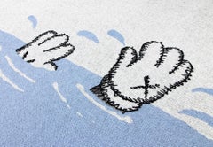 Blue Blanket, Cashmere, Contemporary Art, Street Art, Urban Art