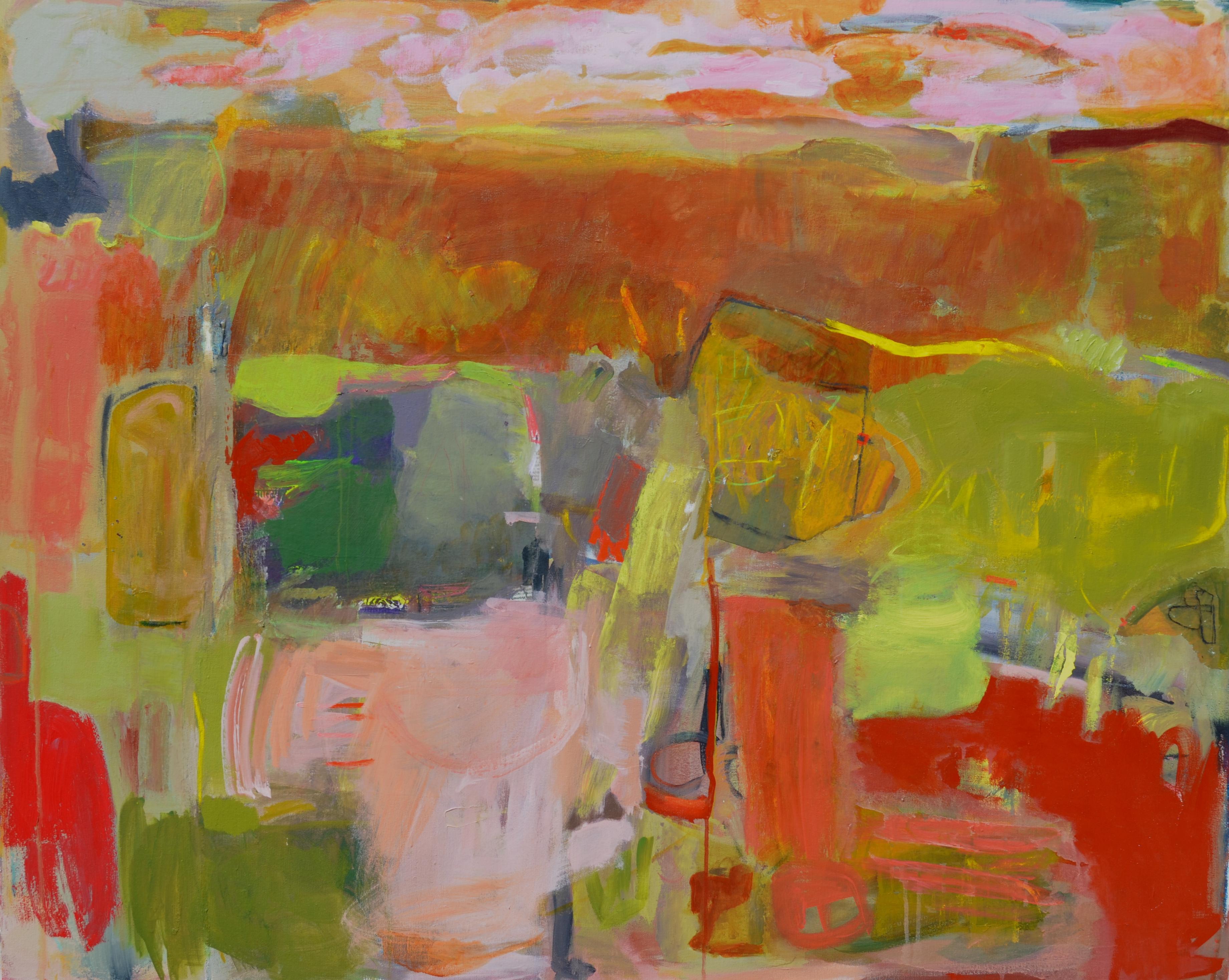 Emily Van Horn Abstract Painting - Vagabond