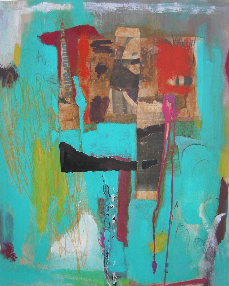 Emily Van Horn Abstract Painting - Source Calling