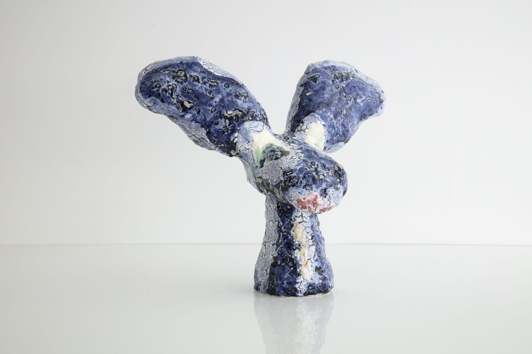 Jasmin Anoschkin Figurative Sculpture - Blueberry in the Garden of Nanny Still and Lonerva