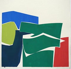Joanne Freeman "Summer Multi 3" -- Abstract Painting on Handmade Paper