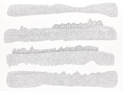 Maeve D'Arcy ""Lather, Rinse, Repeat (Tuesday)" - Abstrakte Tintenzeichnung auf Papier