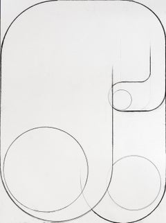 Deborah Zlotsky "Ligurian 14" - Abstract Charcoal Drawing on Paper