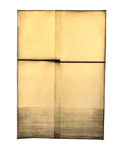 Daniel Brice "Figura/Pacífico #1" Carboncillo y acrílico sobre papel