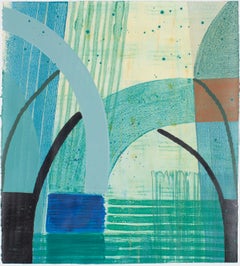 Ky Anderson "Fountains 22.1" Acrylic on Watercolor Paper