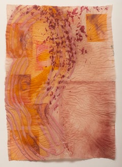 Papier Pulp und handgefertigtes Papier, „Topografie des Körpers“ von Nancy Cohen