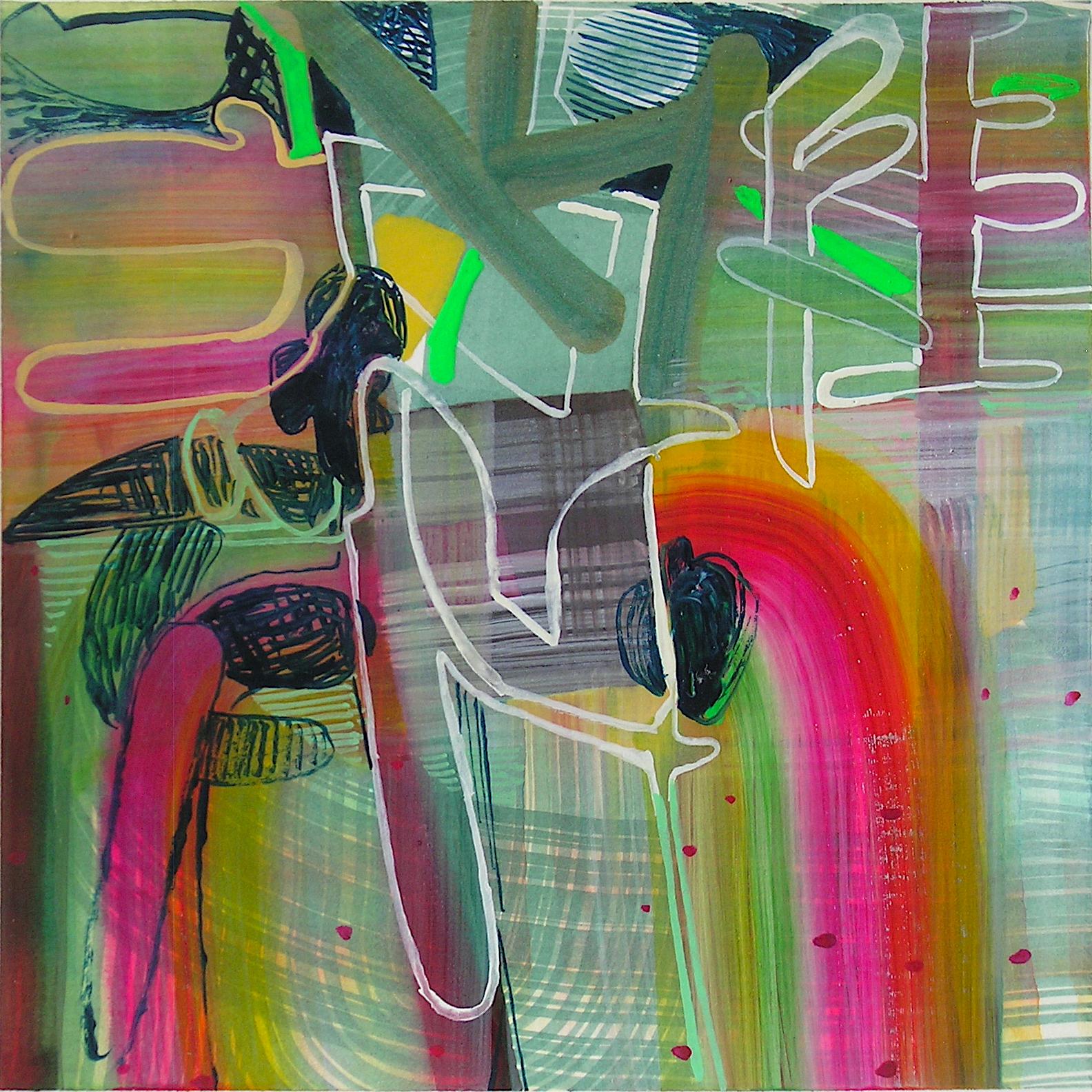 Josette Urso "Nest" Water Color on Paper For Sale 1