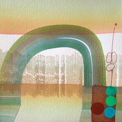 Josette Urso "Silent Afternoon" Water Color on Paper