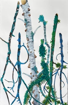 Katie DeGroot "Visto en la calle III" Pintura en acuarela sobre papel