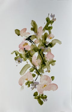 "Sparkle Dust" 2025 oil on Yupo paper 25 x 38 in.