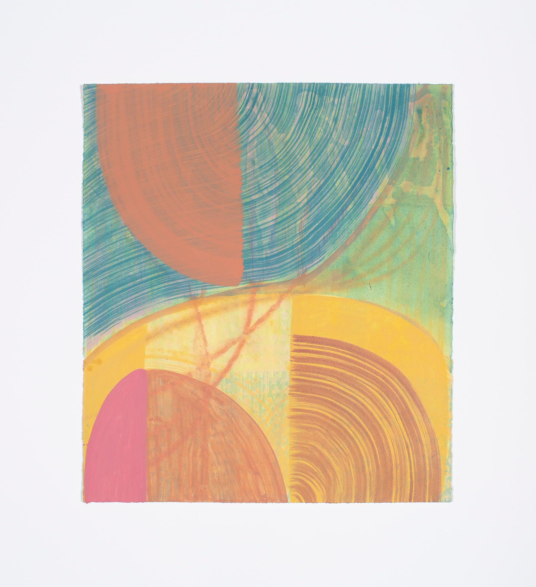 Ky Anderson: „Sun 22.1“, Acryl auf Aquarellpapier im Angebot 3
