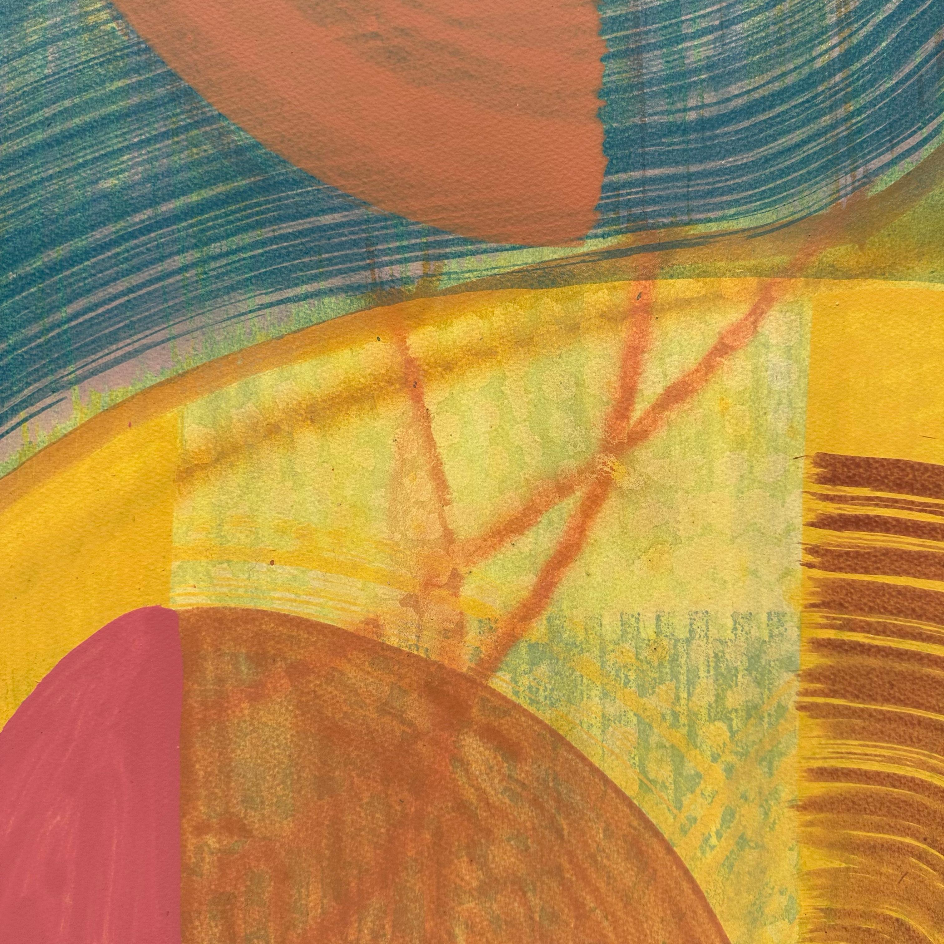 Ky Anderson: „Sun 22.1“, Acryl auf Aquarellpapier im Angebot 2