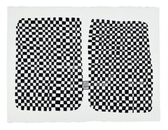 Maeve D'Arcy "Snapshot" Opera acrilica astratta su carta