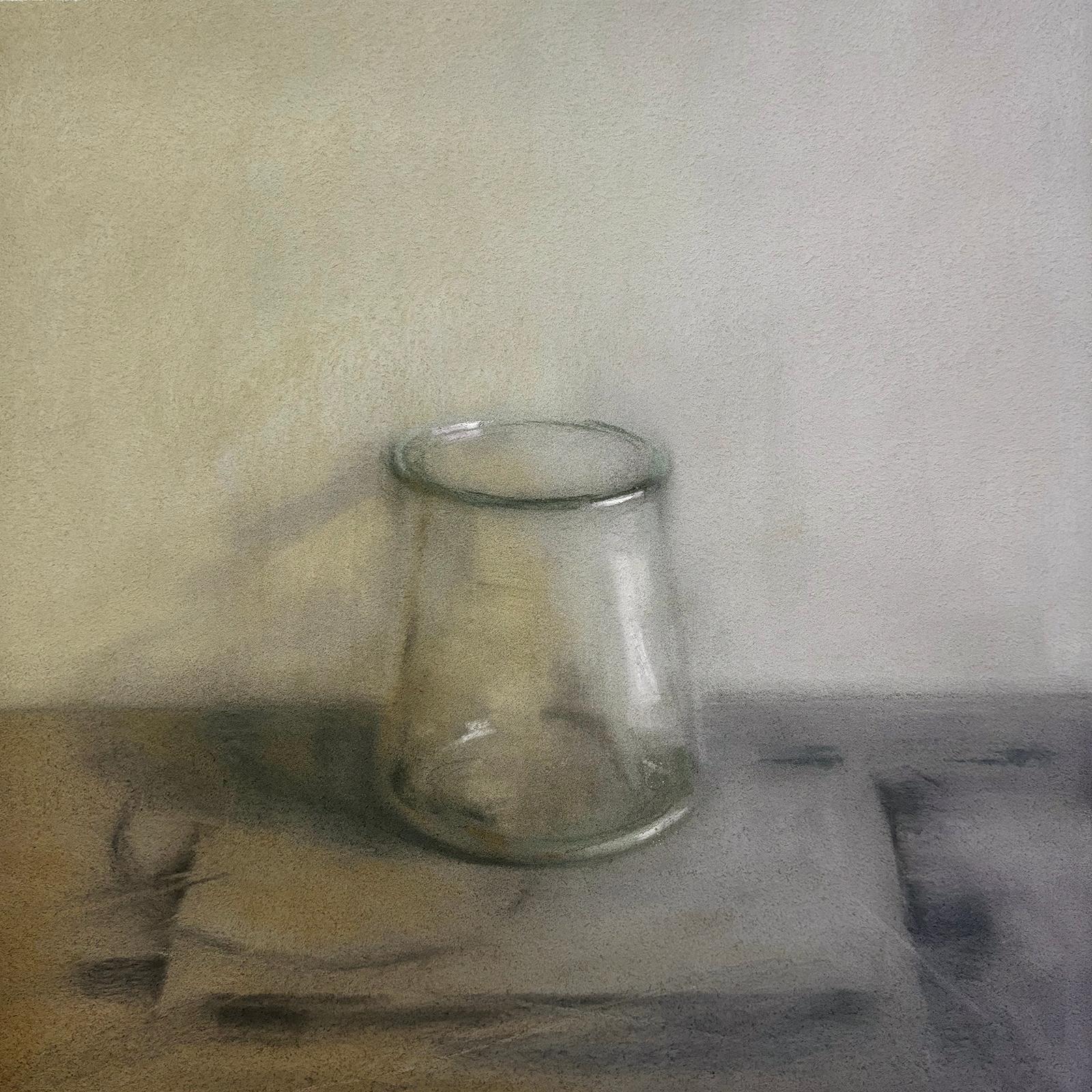 Samantha Haring „Foggy“ – Chalk-Pastellkreide auf Papier