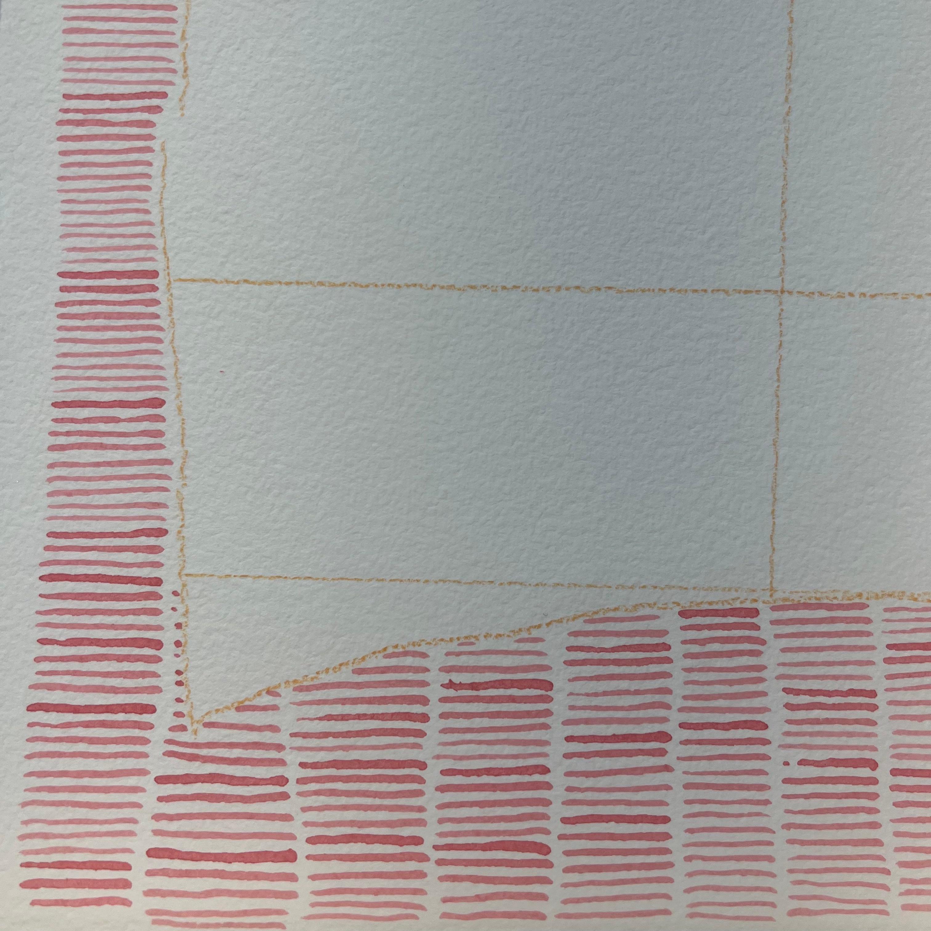 Maeve D’Arcy practice explores  mark-making as language. In a contemplative process, her random thoughts are turned into dashes, x’s, dots and various sorts of repetitive marks.  D'Arcy’s train of thought is impulsive and random, the marks are