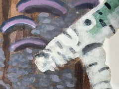 "Cocktail Party Vlll (coppie)" 2023 acquerello su carta