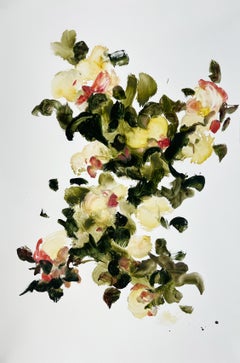 "Count on me" 2025 oil on Yupo paper 38 x 25 in.